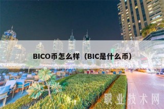 BICO币怎么样(BIC是什么币)