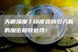 天眼深度丨印度政府引入新的加密税收处罚!